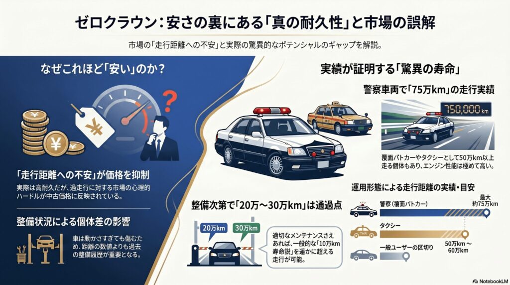 ゼロクラウンはなぜ安い？18クラウンの寿命や維持費を徹底解説
