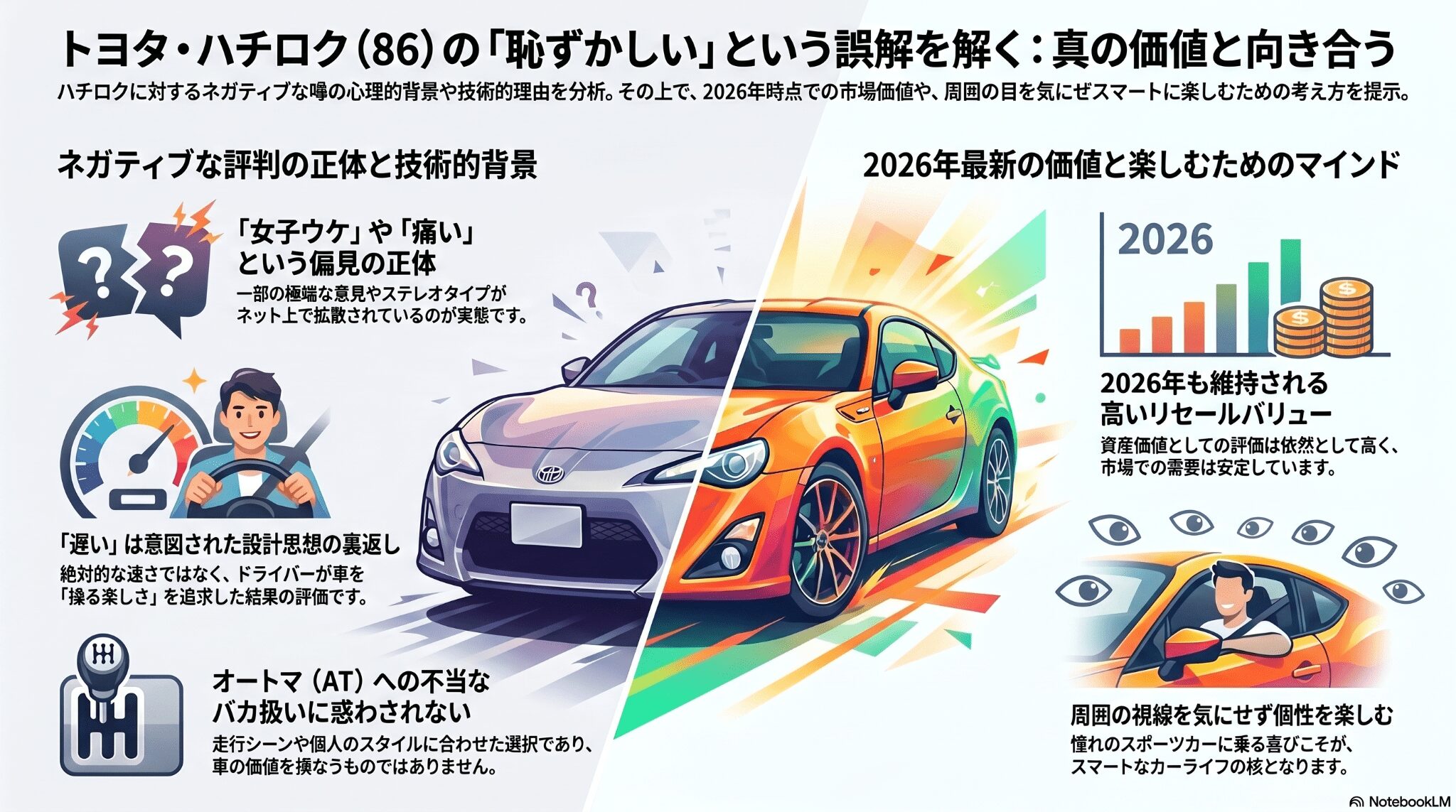 ハチロクは恥ずかしい？ダサい理由と真の魅力を徹底解説