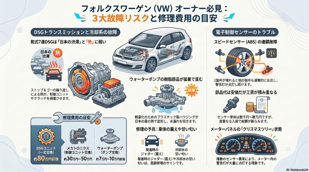 フォルクスワーゲンの外車地獄とは？故障や維持費の真実を公開