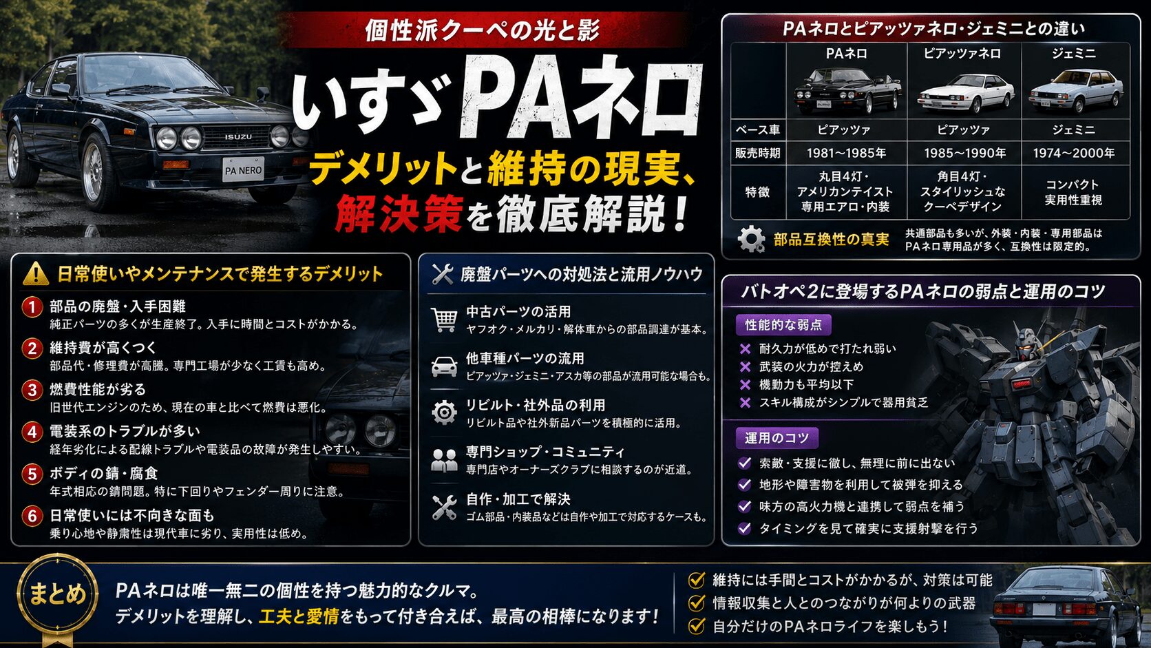 PAネロのデメリットを徹底解説！維持の現実と解決策